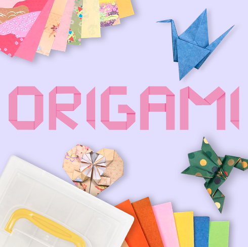 Origami animated banner